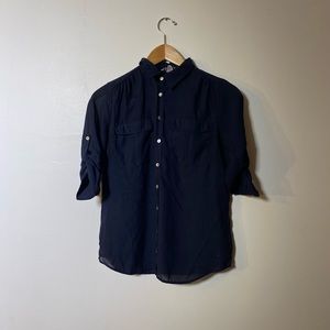 H&M Blue Button Up Shirt